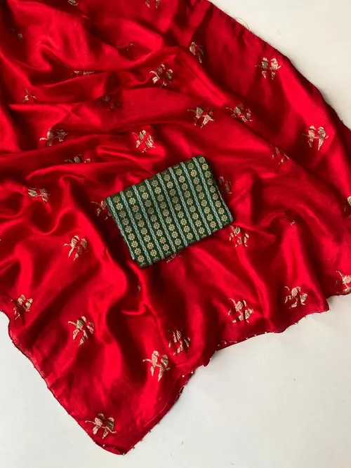 JUTE CRUSH SILK SAREE